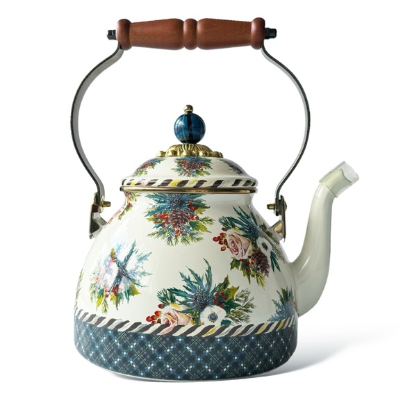 Mackenzie-Childs Highbanks Tea Kettle - NEW - Picture 3 of 12